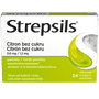 Strepsils Citrón bez cukru, 24 pastiliek