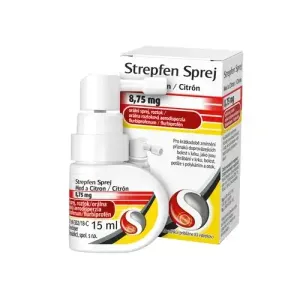 Strepfen Sprej Med a Citrón 8,75 mg, roztok, 15 ml