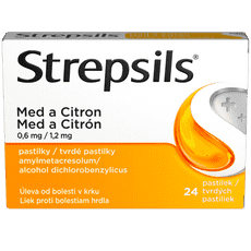 Strepsils Med a Citrón, 24, 36 pastiliek