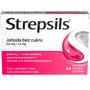 Strepsils Jahoda bez cukru, 24 pastiliek