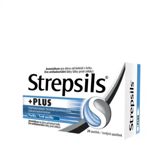 Strepsils Plus 0,6 mg/1,2 mg/10 mg pastilky